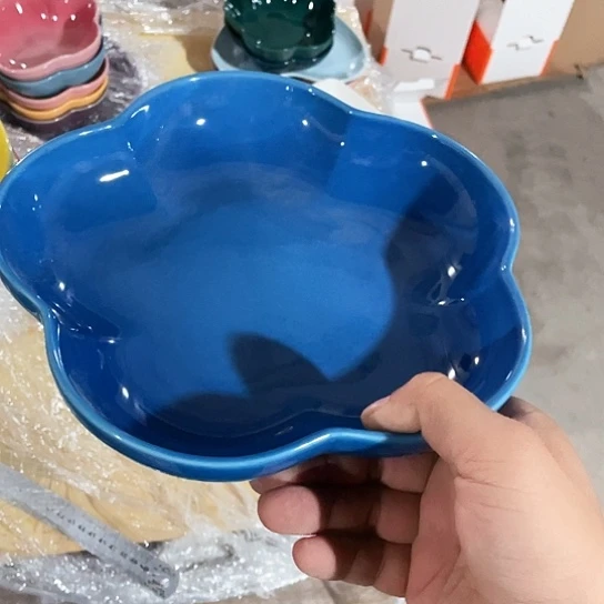 盘外贸单1个陶瓷陶瓷8.5英寸