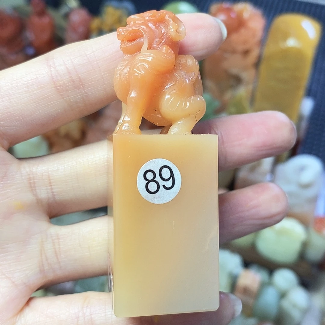 寿山石印石老挝冻石