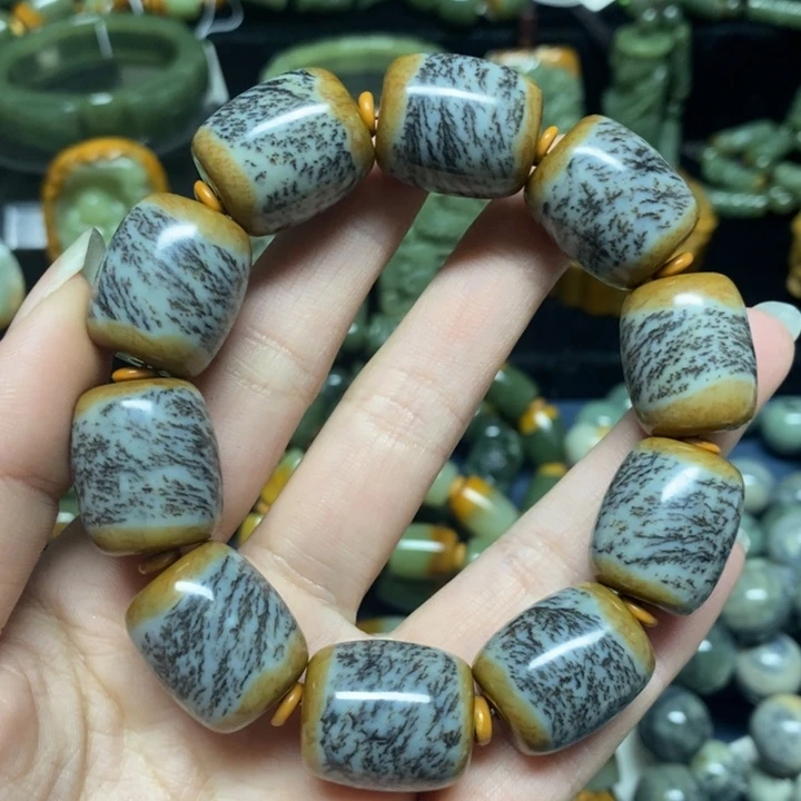 透闪石质玉珠宝奇石未镶嵌