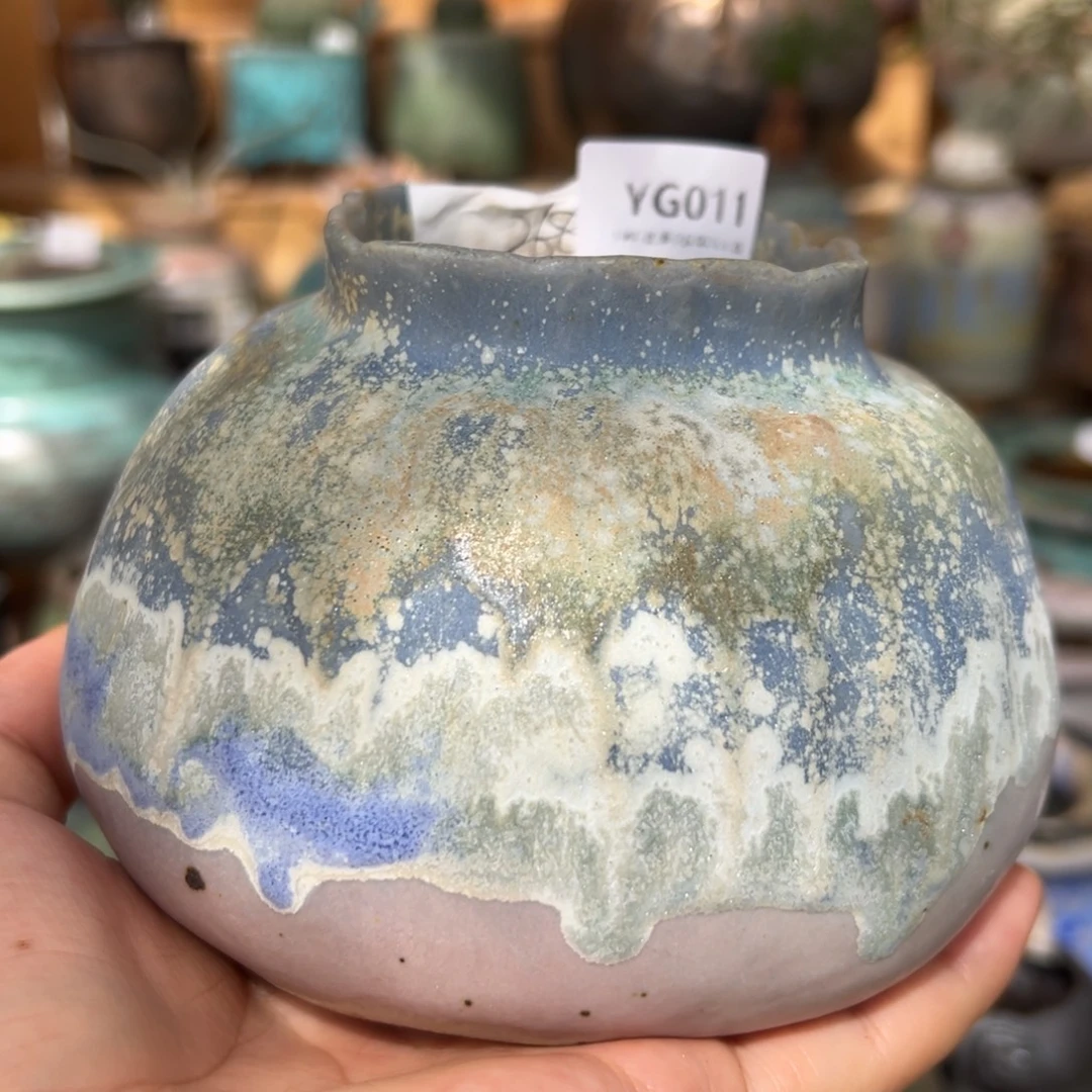 1987花盆yg11烟花易冷圆方