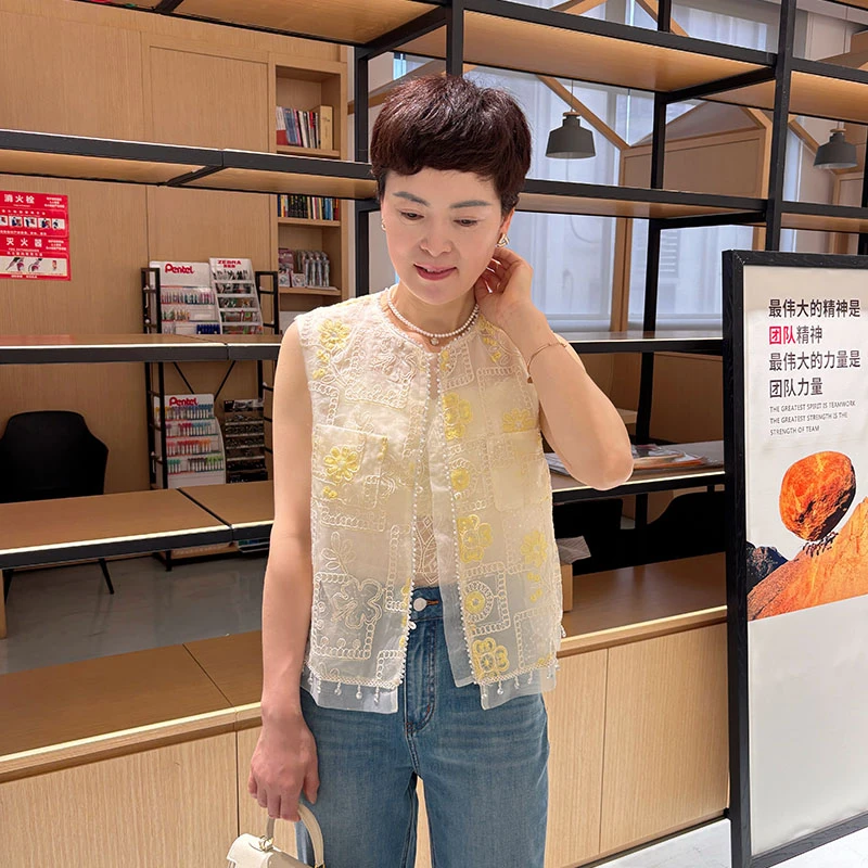 短款马甲常规见外包装宽松型马夹薄款夏中国风cleanfit风