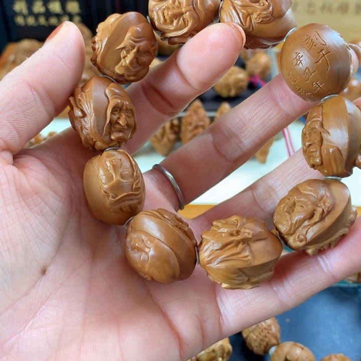 橄榄核手串/手链随*、橄榄核雕刻手串