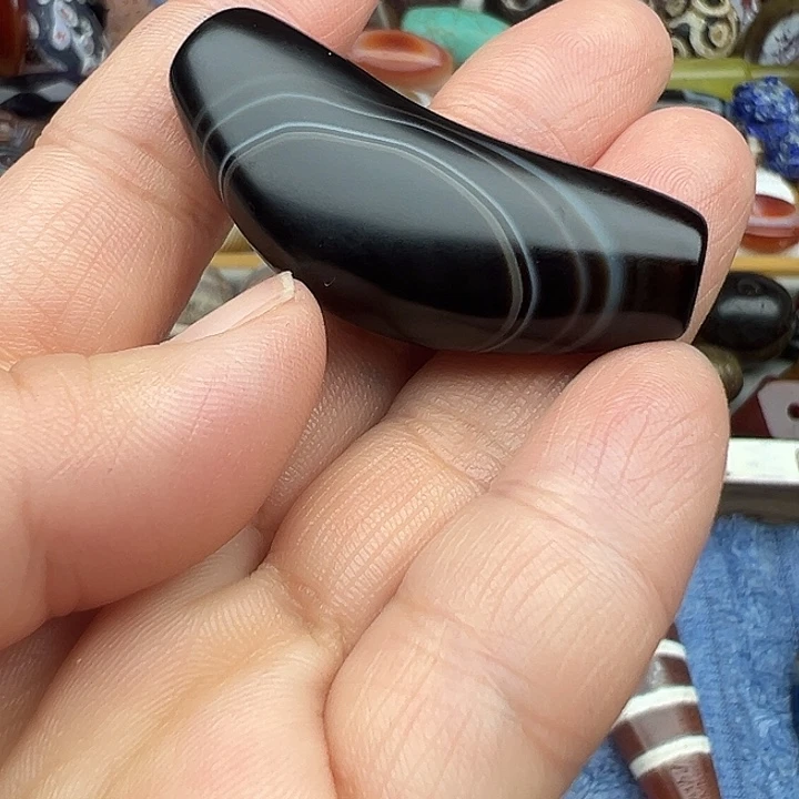 夏***吹玛瑙/玉髓合金颈饰