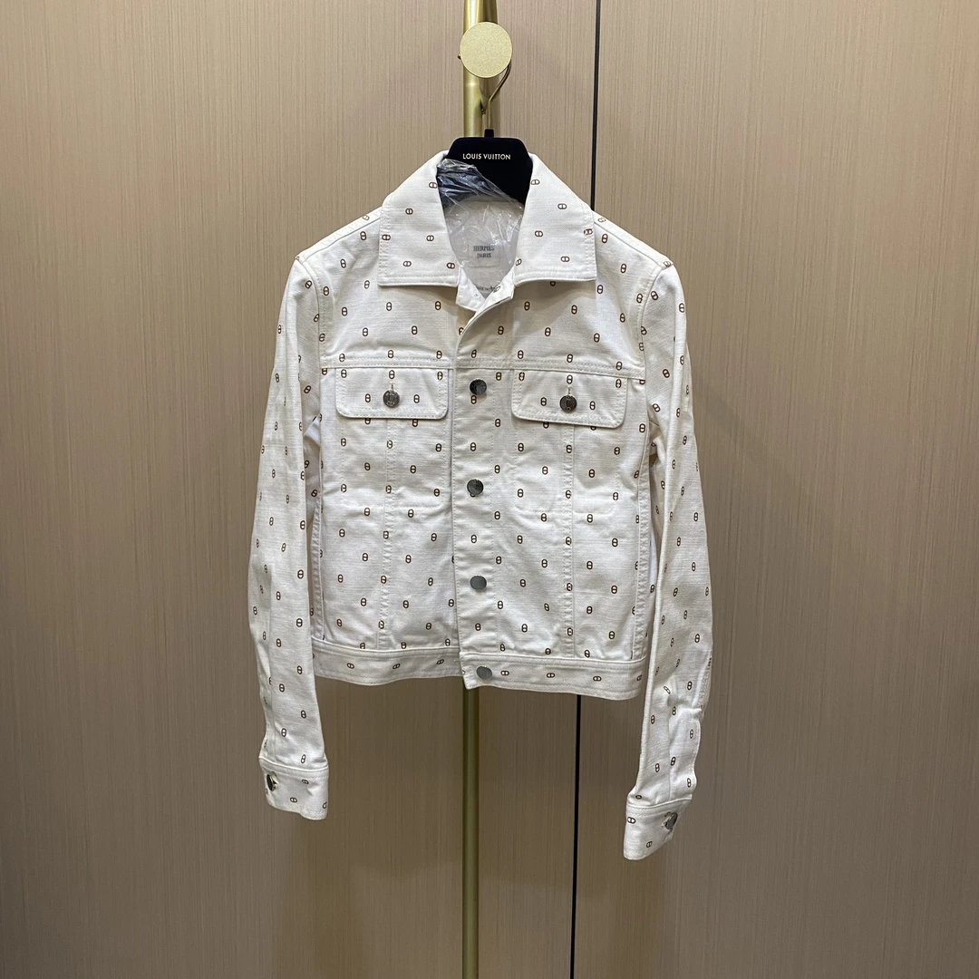 99新 Hermes/爱马仕 猪鼻子外套34码/13390394