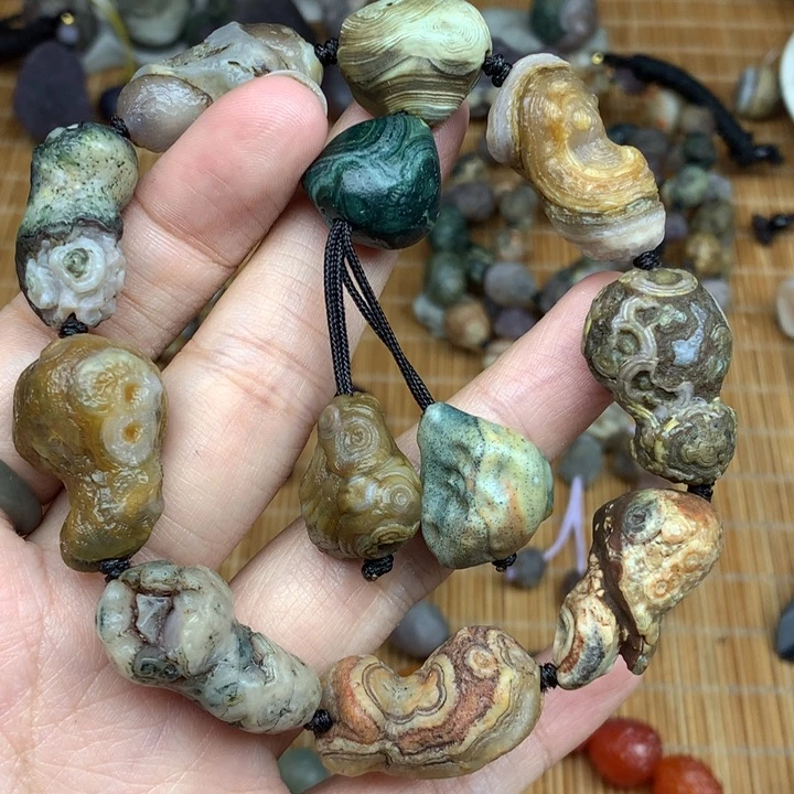 玛瑙/玉髓珠宝半成品未镶嵌X***R