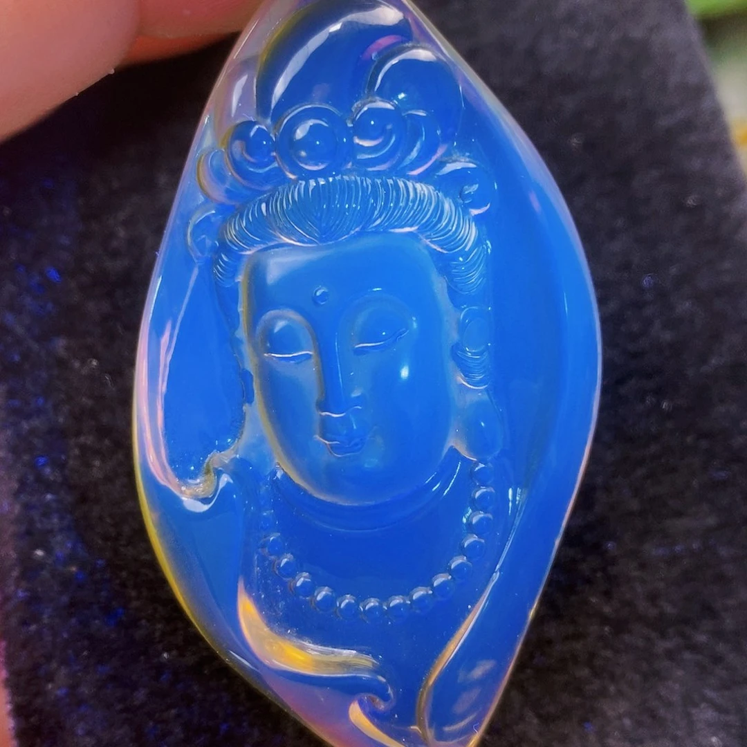 【闪购商品】蓝珀吊坠(不含链)未镶嵌