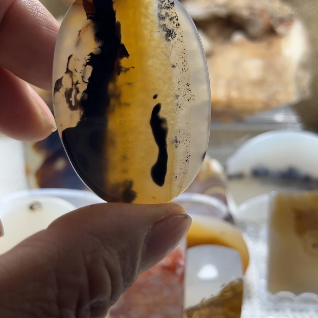 玛瑙/玉髓未镶嵌吊坠(不含链)