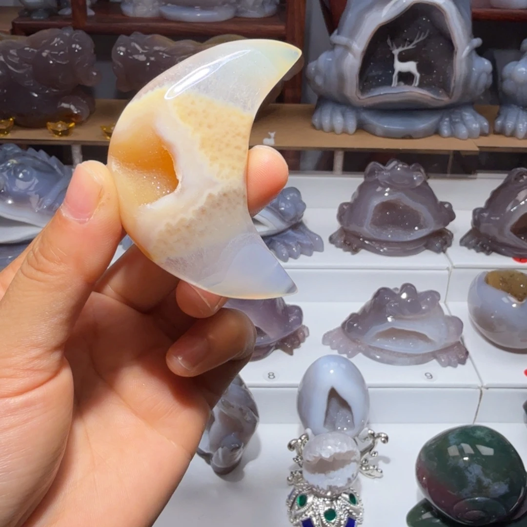 玛瑙/玉髓未镶嵌摆件