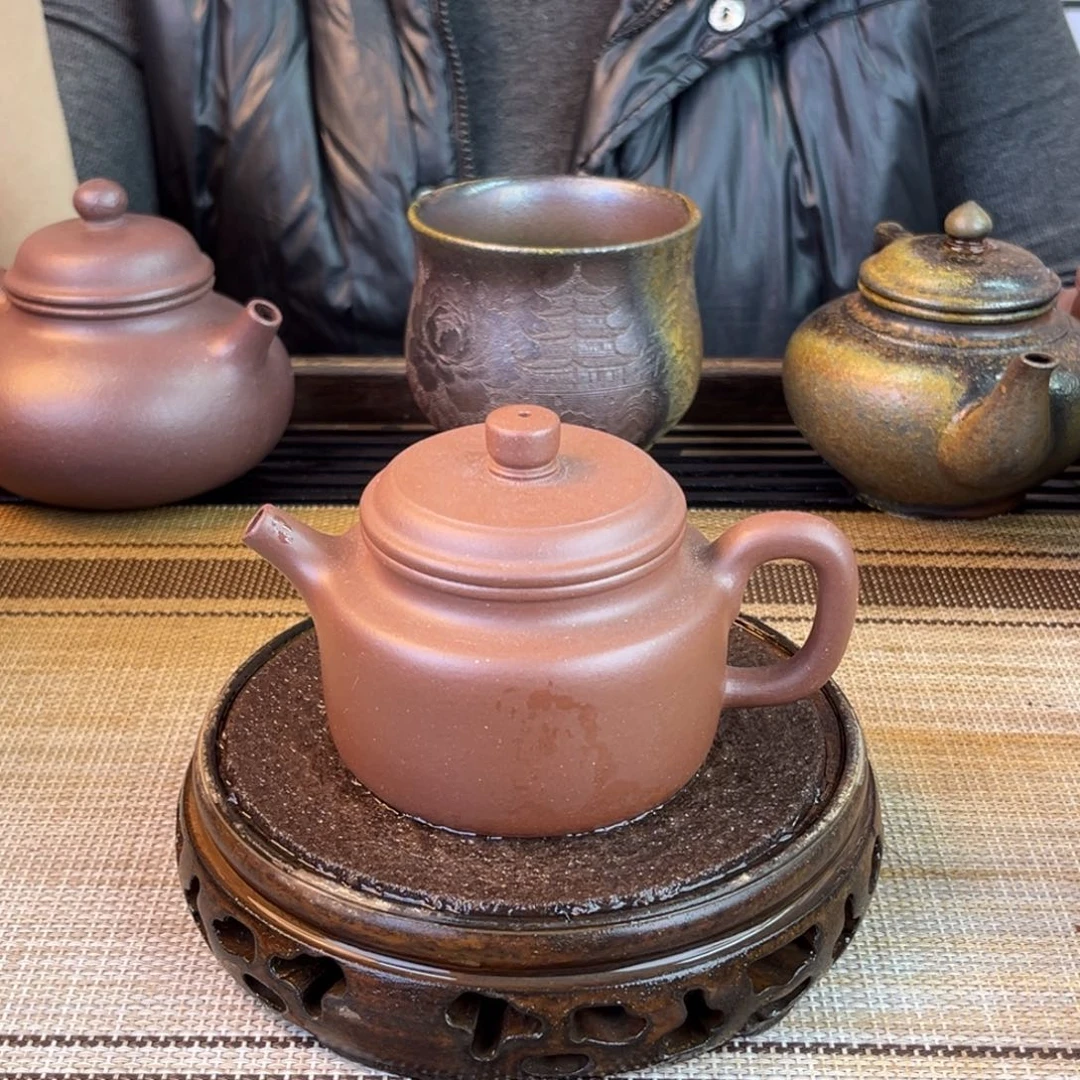 紫砂茶壶底槽清150cc