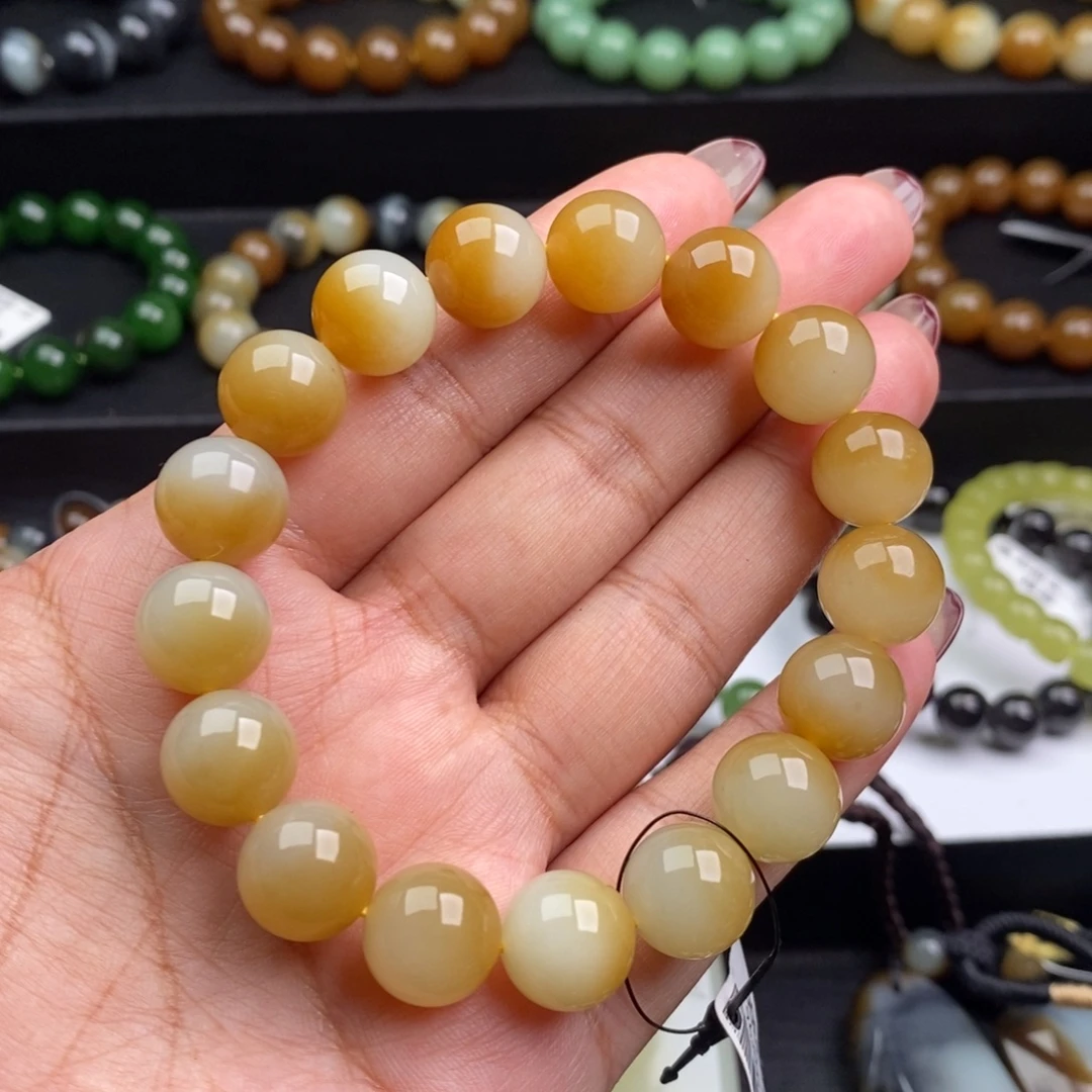 和田玉未镶嵌手链