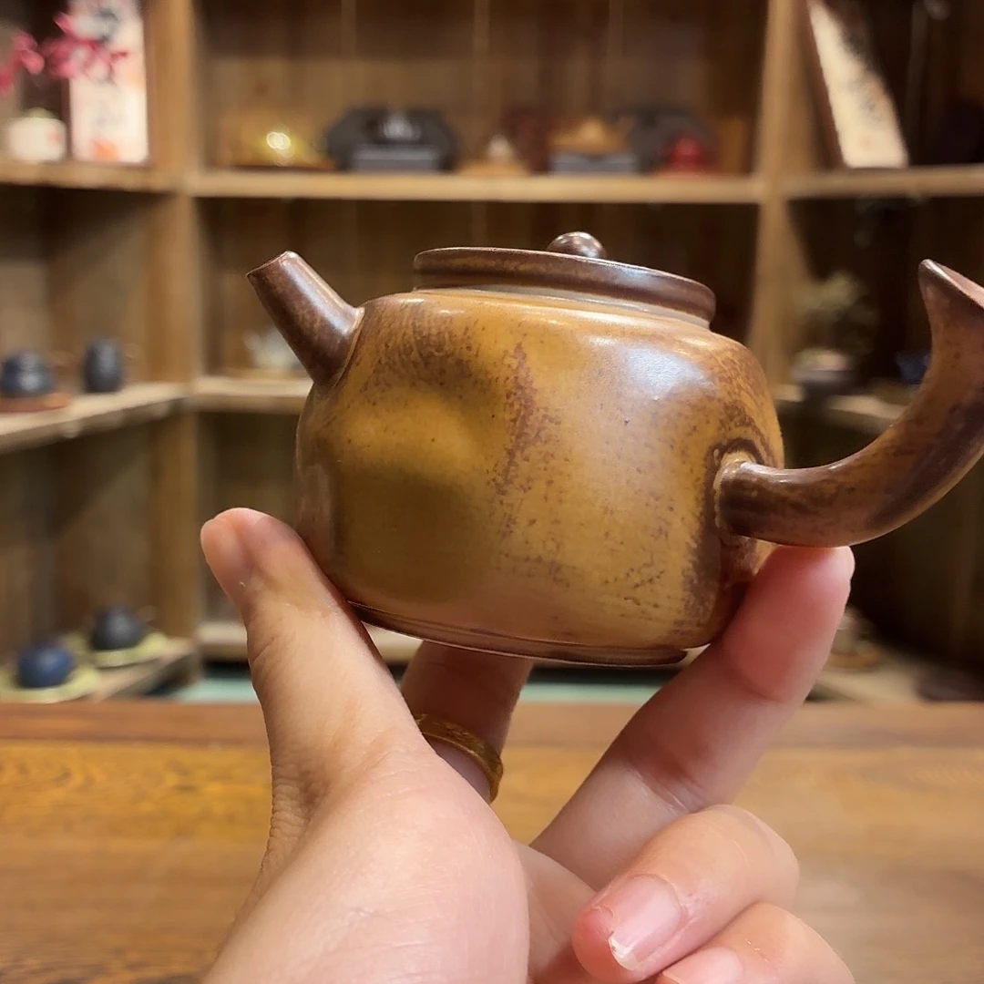 柴烧老岩泥茶器皿
