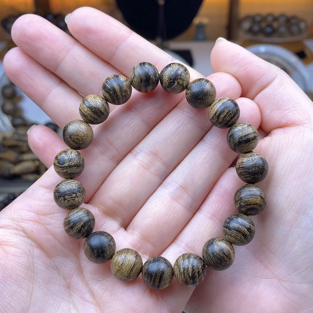 【闪购商品】手串沉香梅**参越南芽庄白棋楠留疤