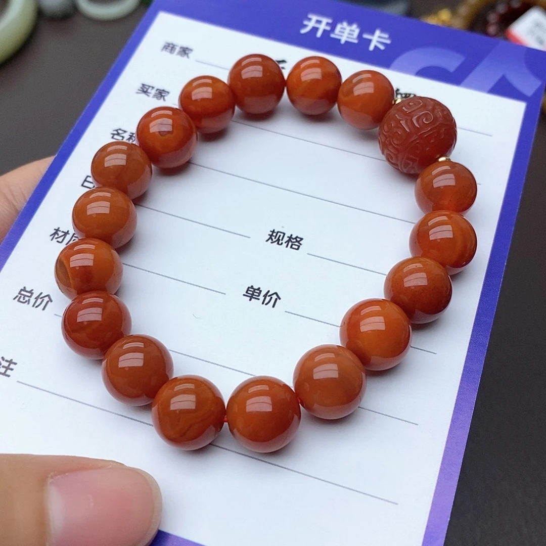 和田玉手串未镶嵌