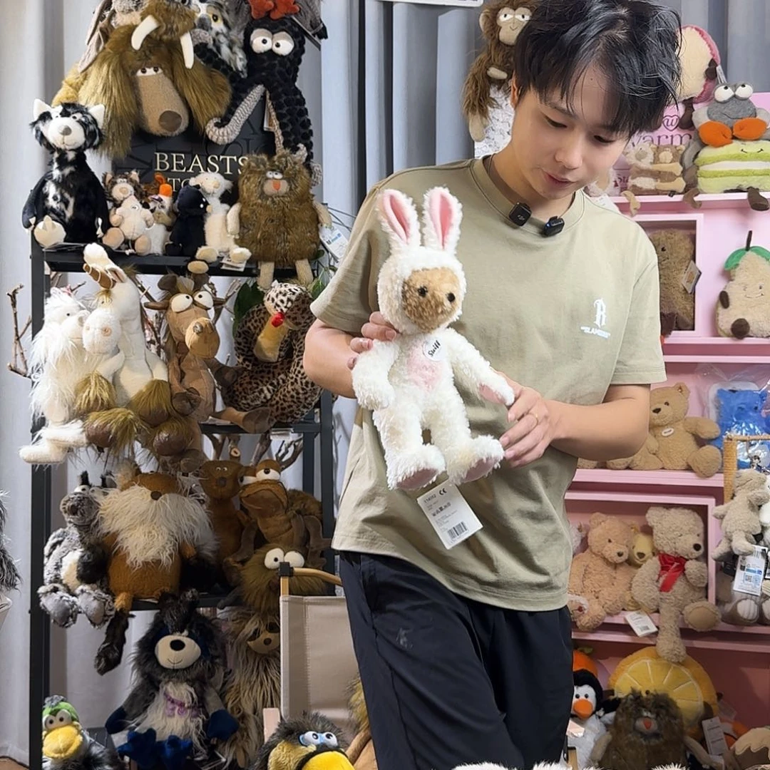 幼***慧毛绒steiff兔子熊