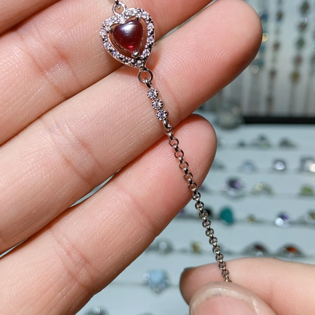 绿水晶戒指银S925镶嵌