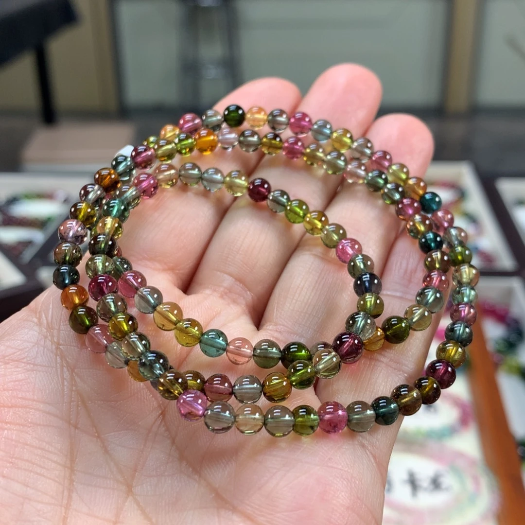 手链碧玺未镶嵌5.2左右