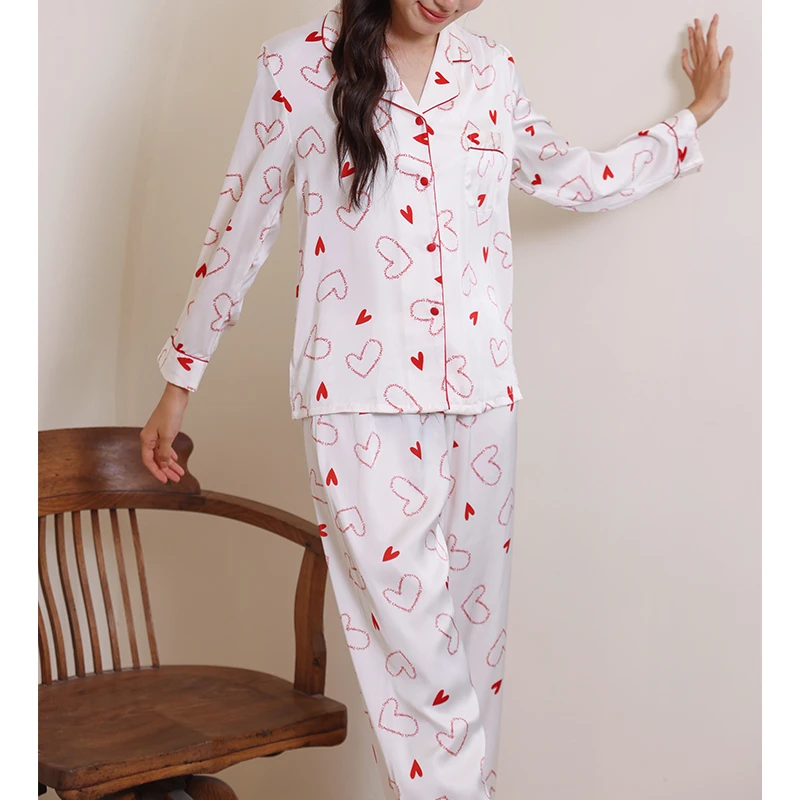 莫里伊【爱心满印】时尚小众设计潮牌休闲家居服