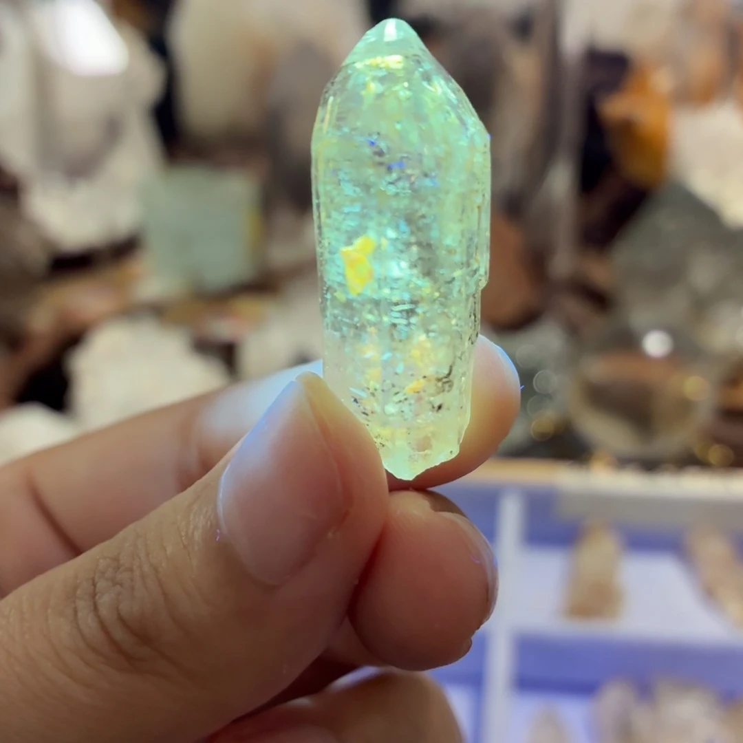 银S925镶嵌珠宝半成品水晶