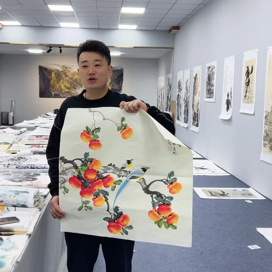 国画国画作品宣纸纯手绘