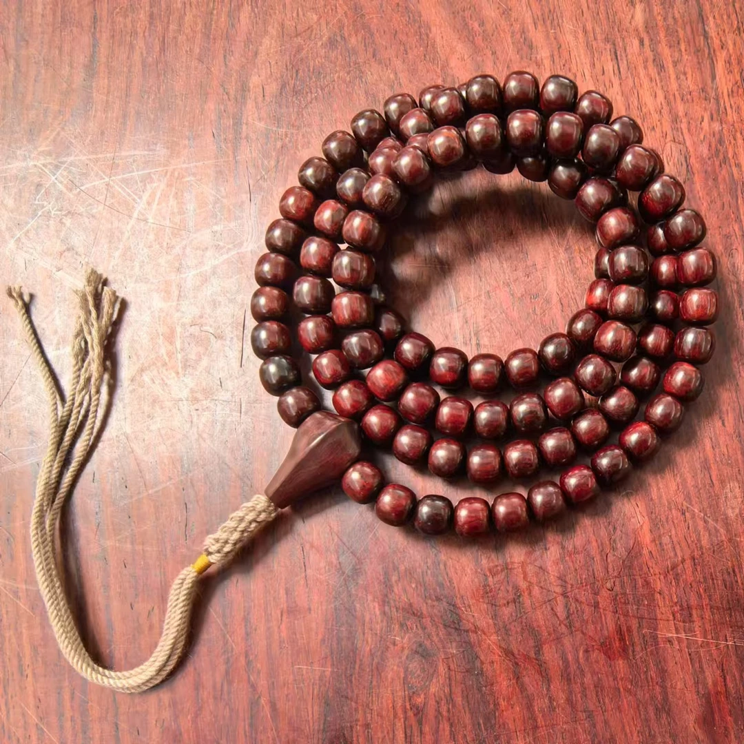 H829 8×9檀香紫檀小叶紫檀老料8×9老型珠手串