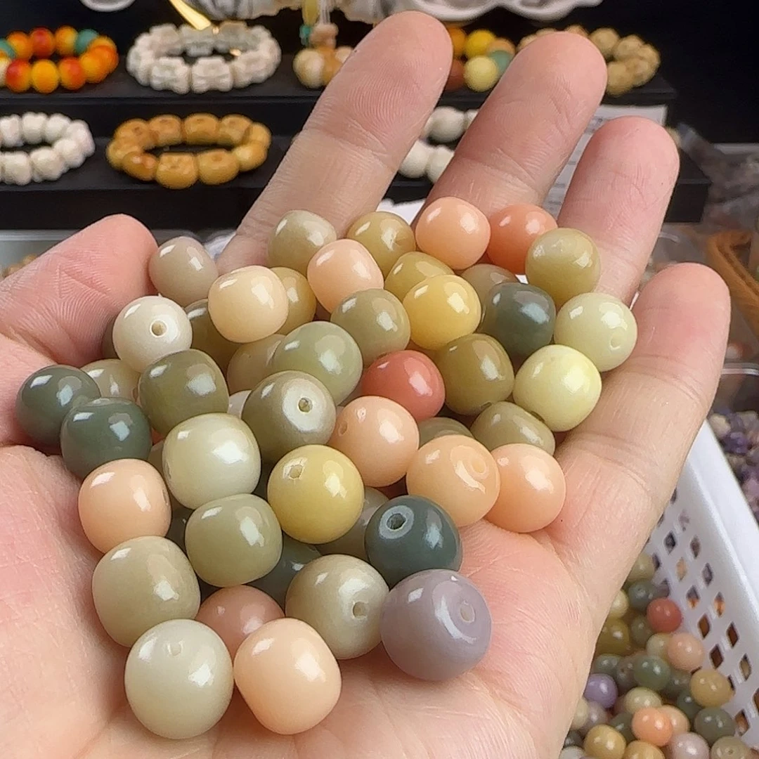 菩提根/象牙果吊坠卡11–12玛卡龙桶500颗批发