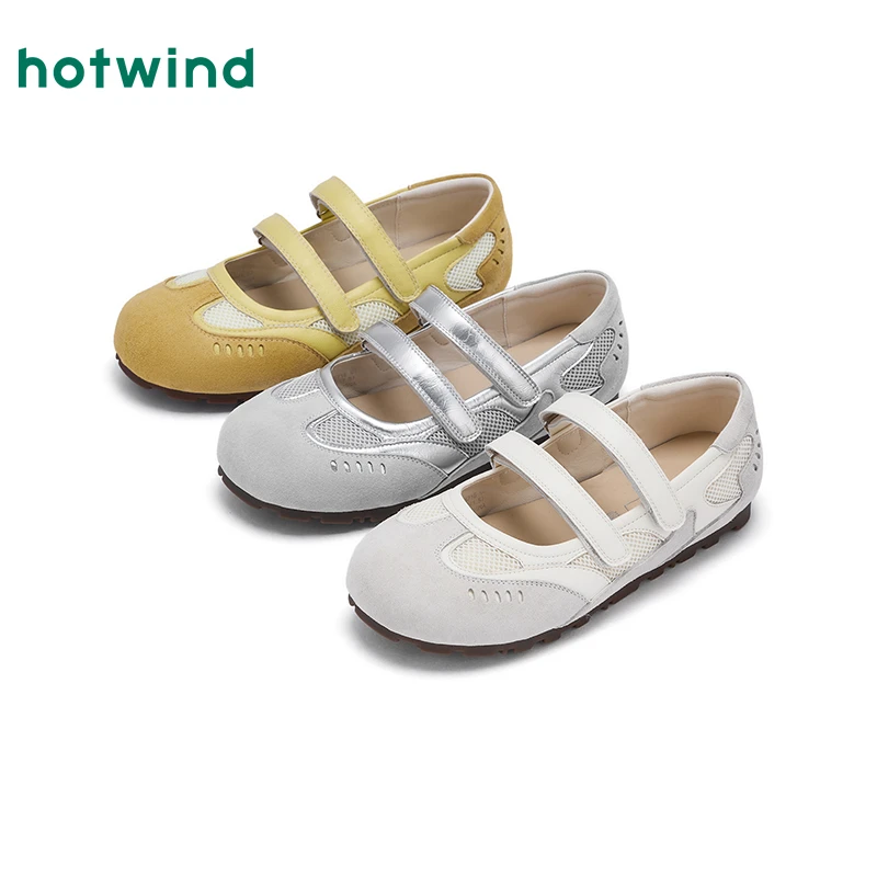 热风2025年夏季新款女士时尚休闲鞋H36W25716