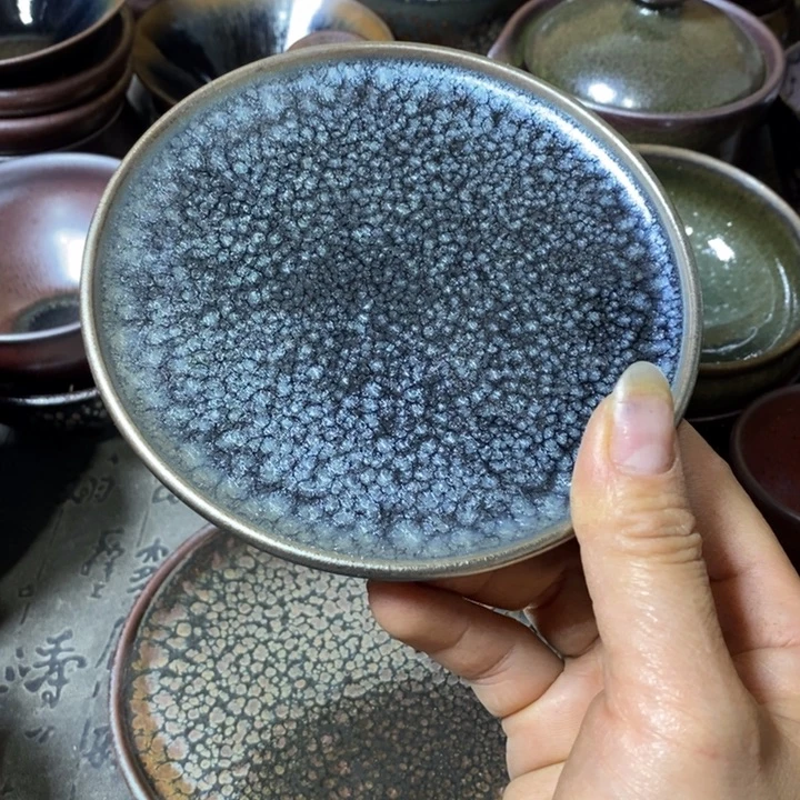 王***祥茶盏建阳建盏微瑕壶承