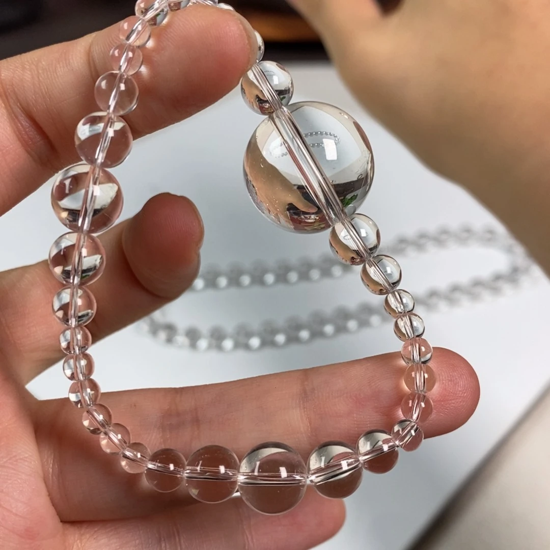 手串白水全净体 大灯泡