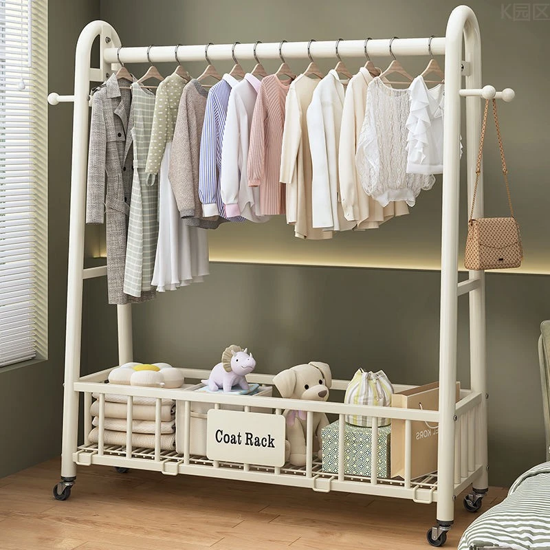 特粗32室内衣架落地卧室家用管房间衣帽架晒晾衣架简易挂衣服架子