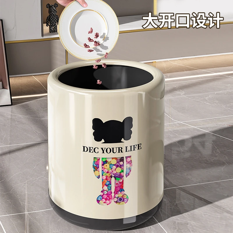 垃圾桶网红款收纳桶厨房客厅卫生间卧室现代简约大容量大号垃圾桶