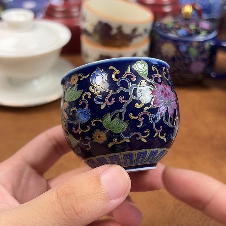 德化白瓷主人杯套装