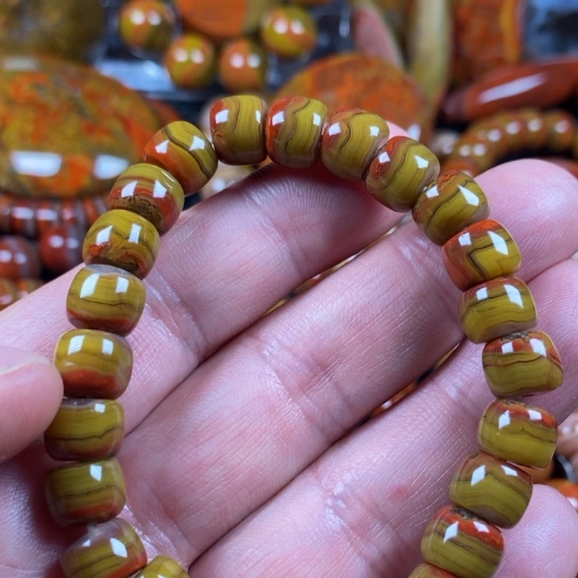 【闪购商品】玛瑙/玉髓手链未镶嵌黄**国