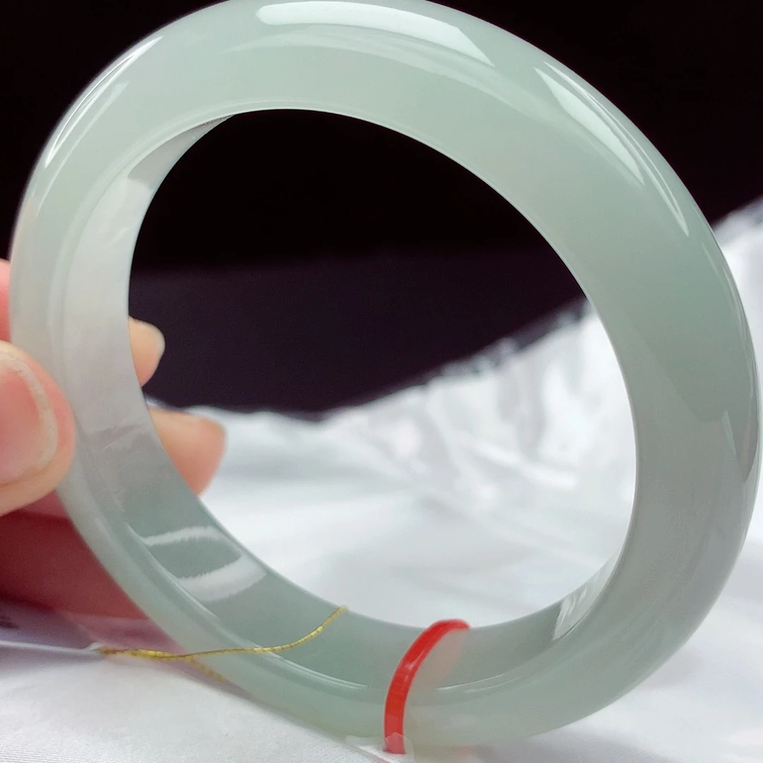 翡翠未镶嵌手镯54圈941