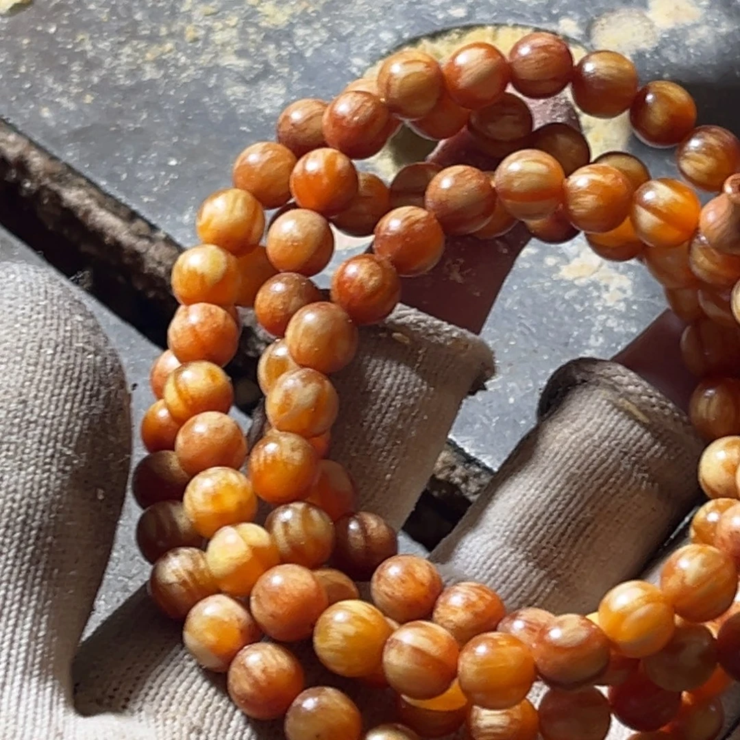 温***来松木（琥珀木）手串/手链0.8.108