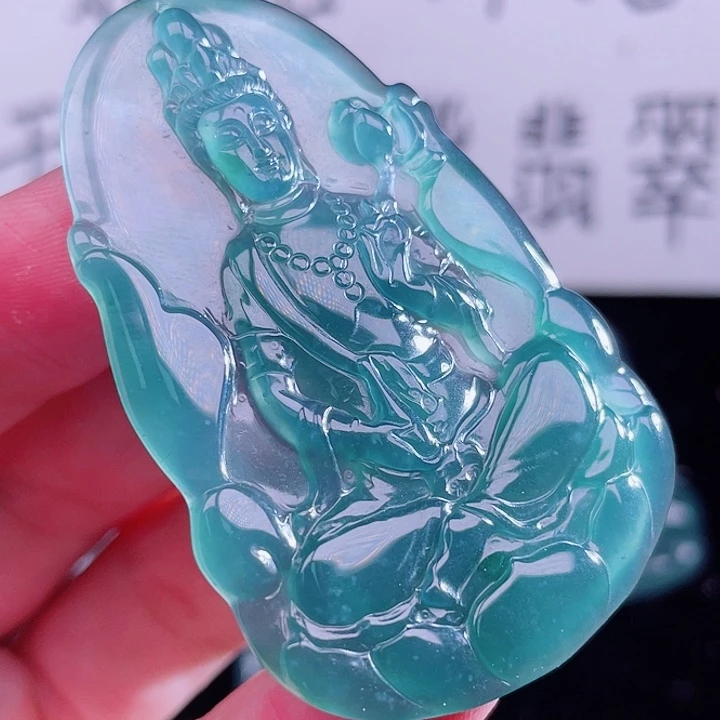 翡翠未镶嵌颈饰9999999999