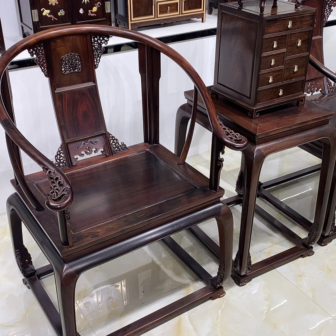 影***儿红酸枝木类成套家具三件套