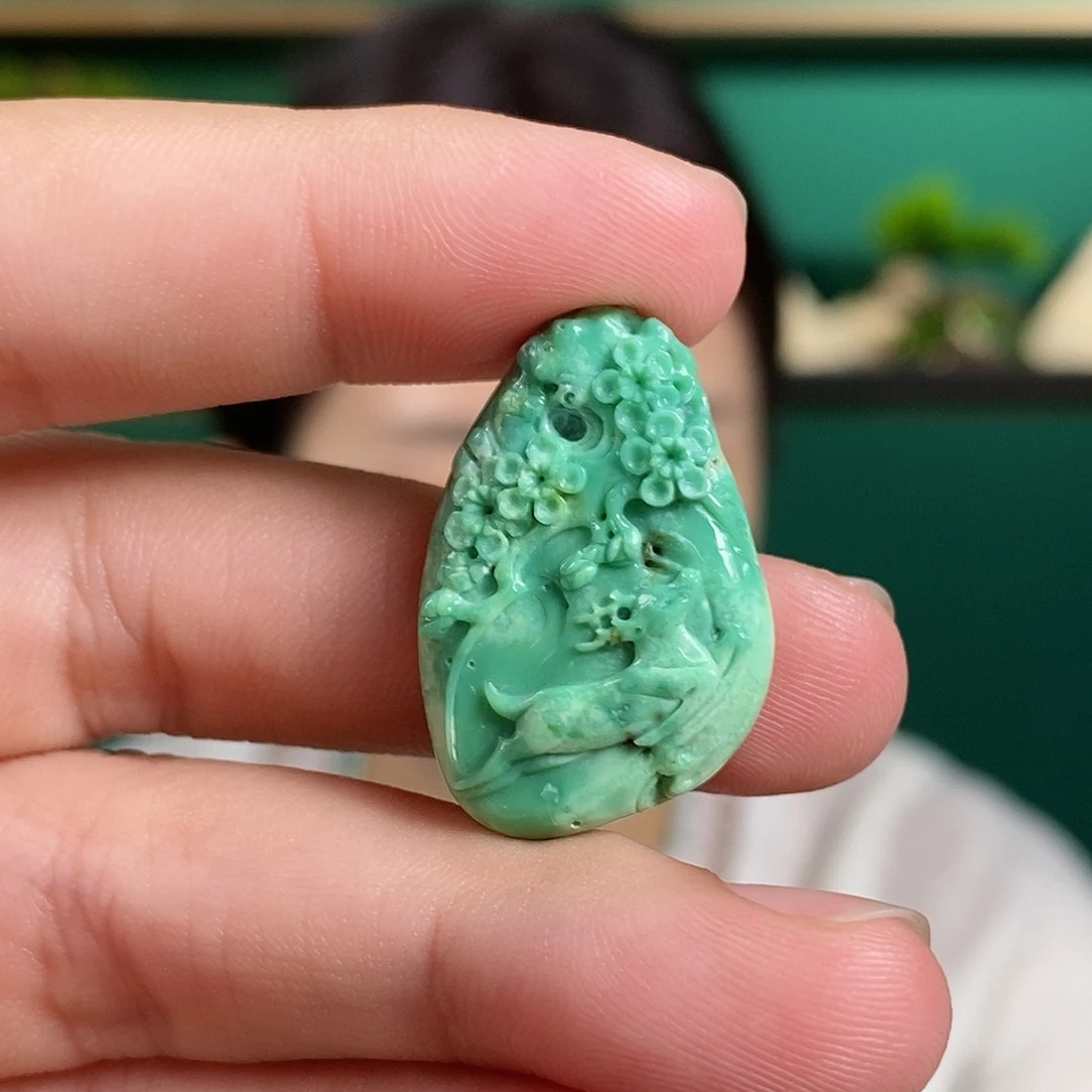 绿松石珠宝奇石未镶嵌