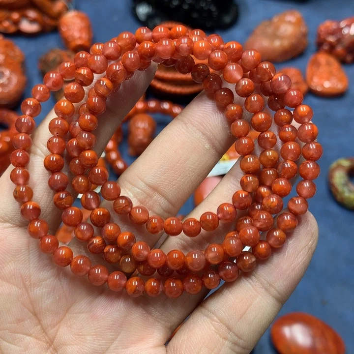 手串未镶嵌南红玛瑙5mm+