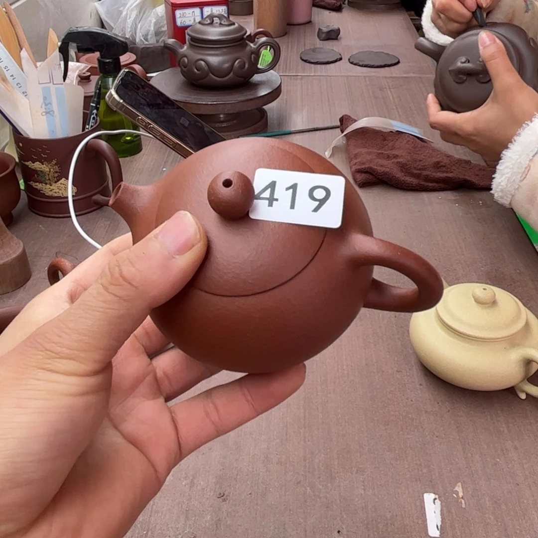 紫砂茶壶降坡泥西施220左右瑕疵