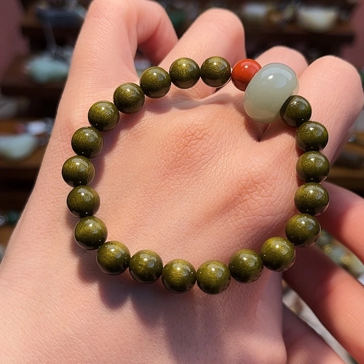 和田玉未镶嵌手链