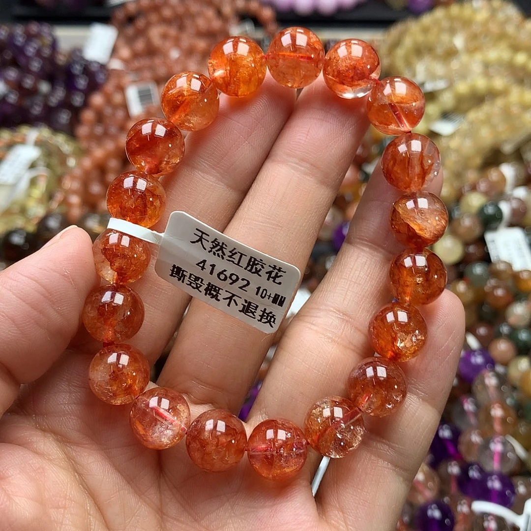 未镶嵌水晶手链，，