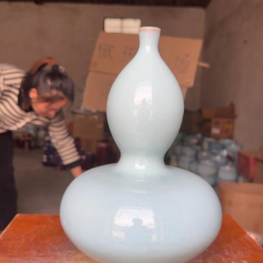 摆件陶郑家钧窑摆件微瑕