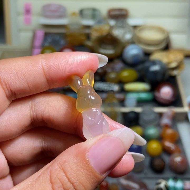 玛瑙/玉髓配珠未镶嵌幸*星