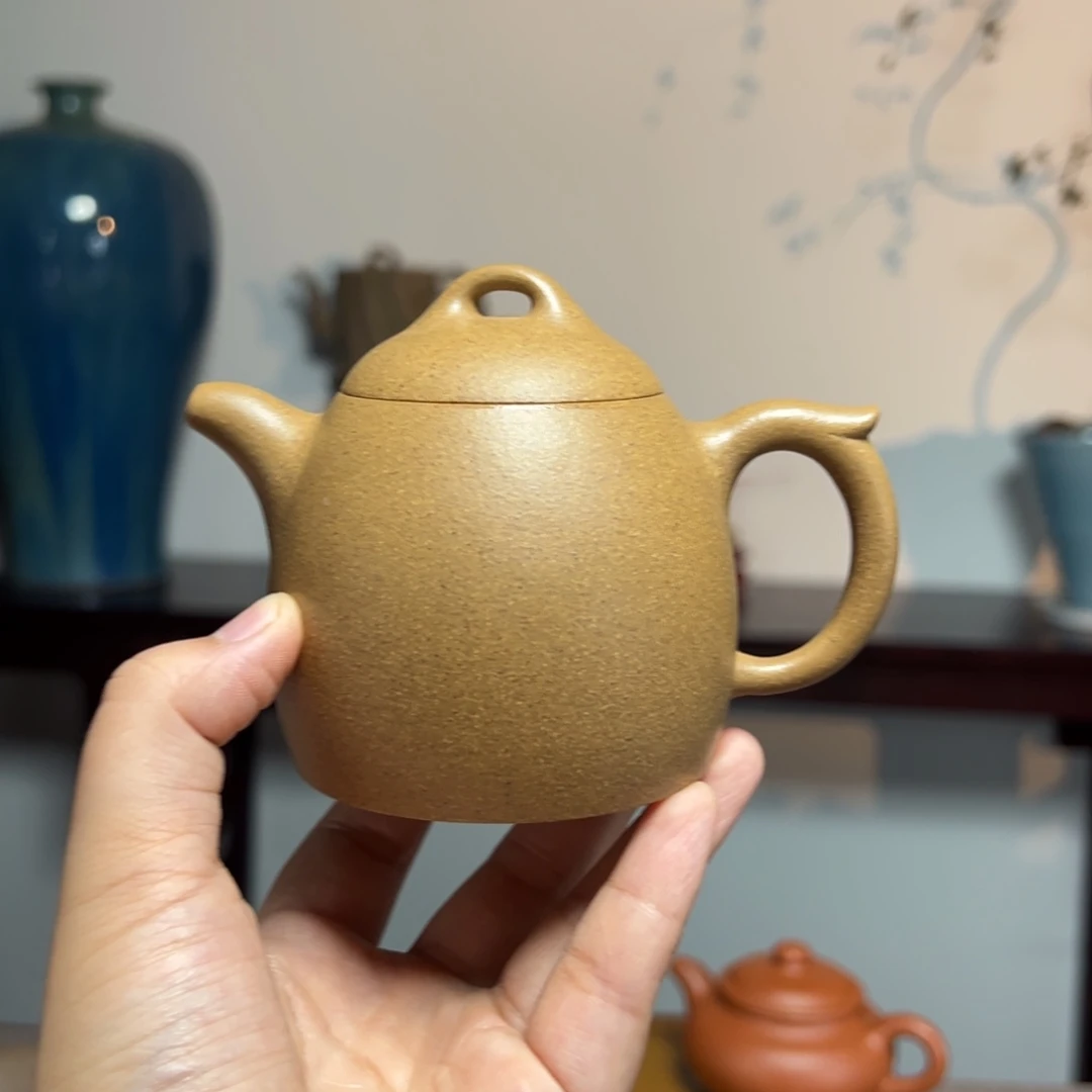 茶壶紫砂秦权黄金段200