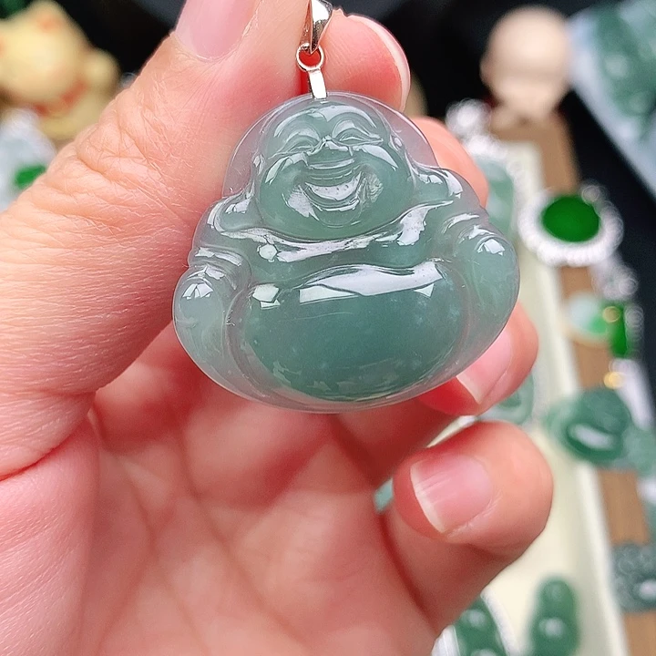 颈饰未镶嵌翡翠吊坠