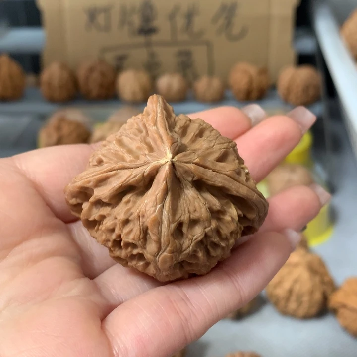 喵***喵吊坠文玩核桃异形单只，有瑕疵