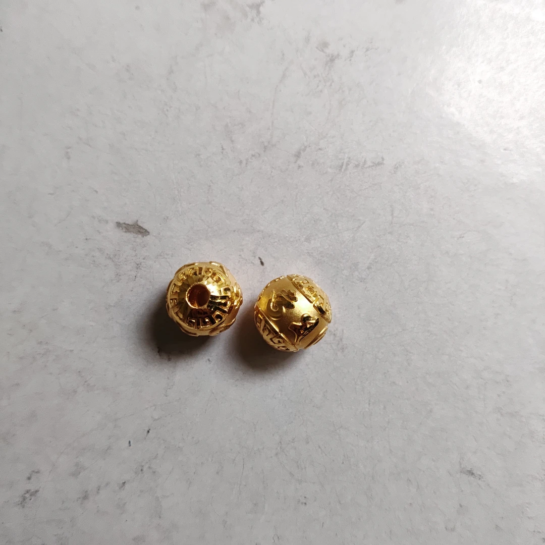 金元宝足金999貔貅珠子首饰