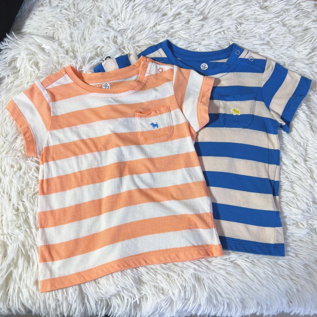 【摩卡】韩单纯原条纹T恤