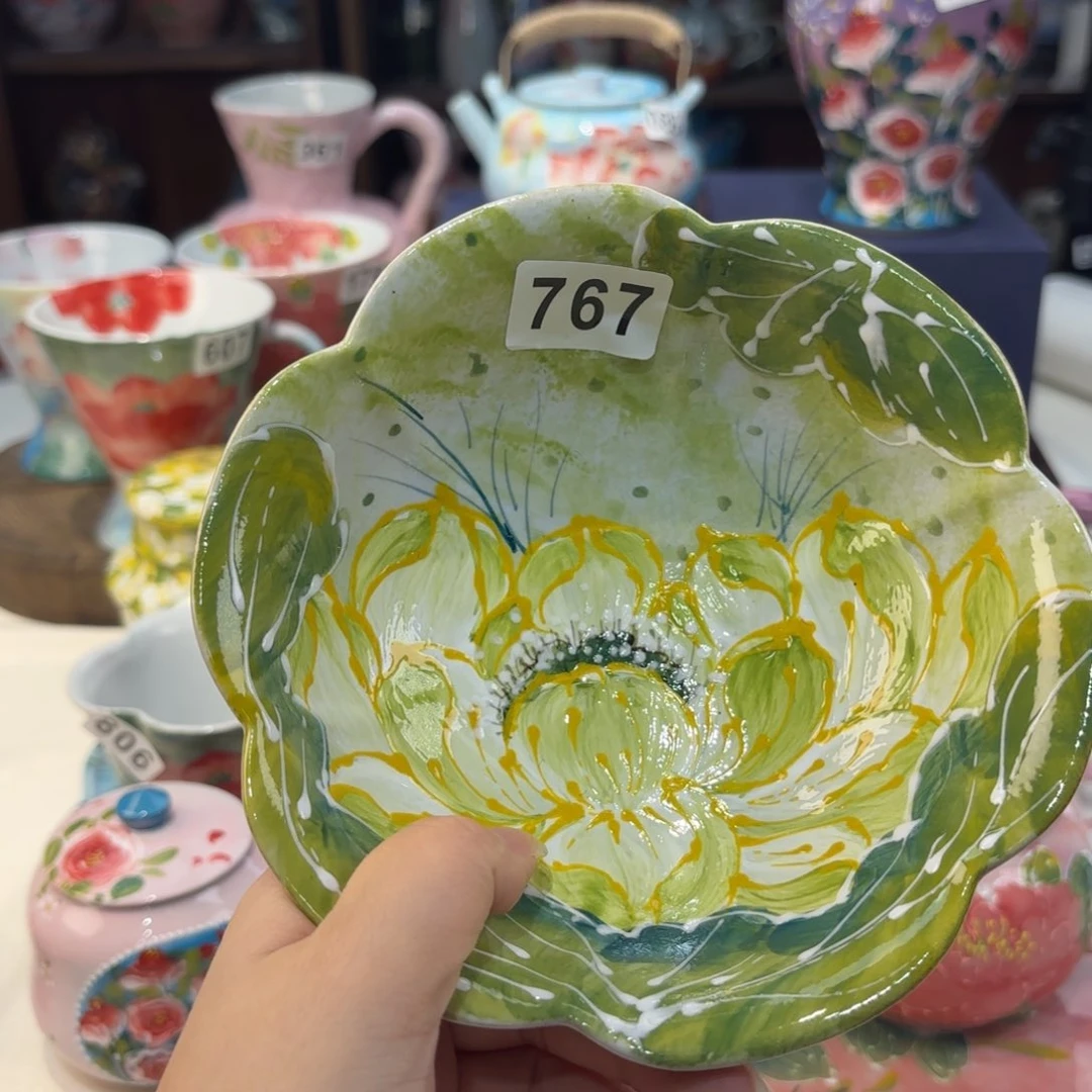 景德镇手绘高温釉下彩陶瓷茶具