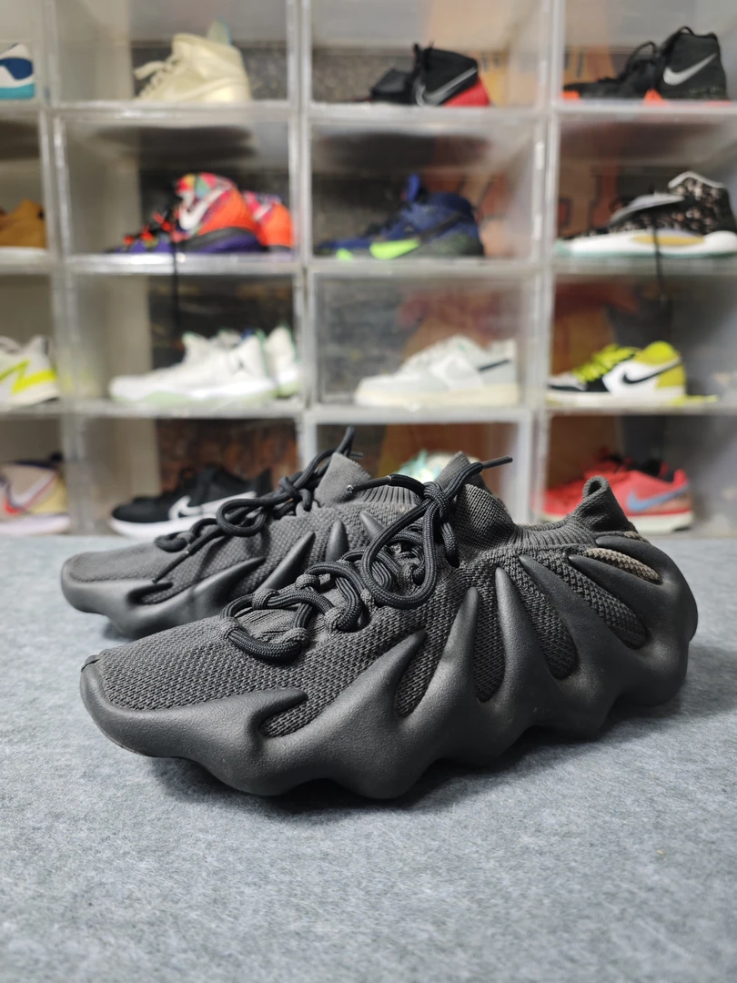 A42码adidas Yeezy450 黑武士 舒适潮流百搭 减震回弹 织物运动鞋